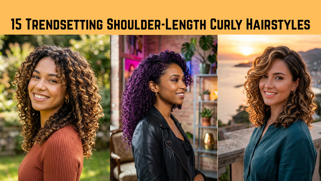 15 Trendsetting Shoulder-Length Curly Hairstyles for Every Face Shape
